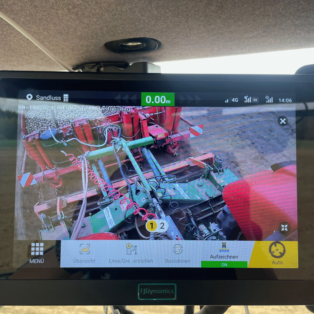WLAN Kamera - Bild der Kamera wird am FJD Terminal gezeigt.
