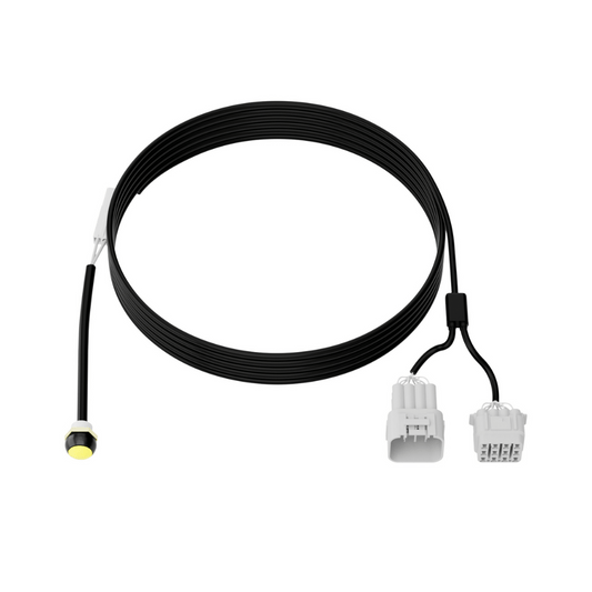 Der externe Taster ES1 "Easy Switch" ermöglicht das einfache Ein- und Ausschalten des Lenksystems per Knopfdruck.