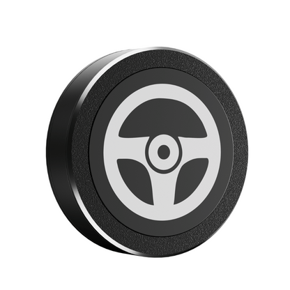 Mit dem Bluetooth Taster lässt sich das FJD Lenksystem einfach per Knopfdruck ein- und ausschalten.