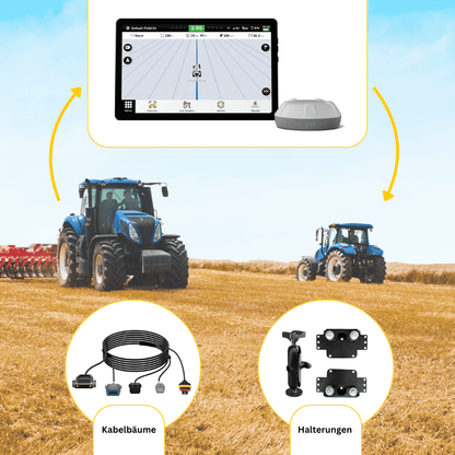 FJD AG1 Bundle - FJD Ag1 mit dem Erweiterungssatz damit kannst du eine weitere Landmaschine mit RTK-Genauigkeit ausstatten.