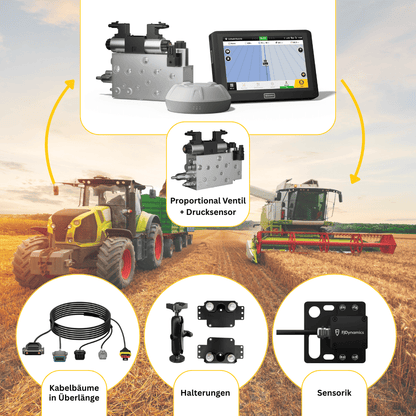 FJD AH2 Bundle - FJD AH2 mit dem Erweiterungssatz speziell für ähdrescher damit kannst du eine weitere Landmaschine mit RTK-Genauigkeit ausstatten.