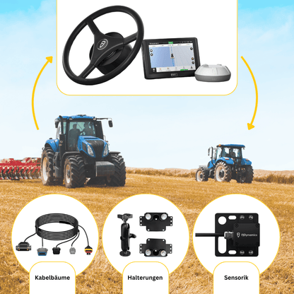 FJD AT2 Bundle - FJD AT2 mit dem Erweiterungssatz damit kannst du eine weitere Landmaschine mit RTK-Genauigkeit ausstatten.