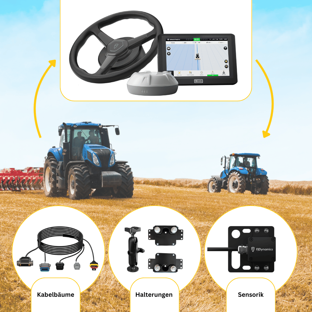 FJD AT2 Sonderedition Bundle - FJD AT2 Sonderedition mit Erweiterungssatz damit kannst du eine weitere Landmaschine mit RTK-Genauigkeit ausstatten.