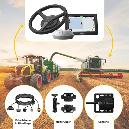 FJD AT2 Sonderedition Bundle - FJD AT2 Sonderedition mit Erweiterungssatz speziell für Mähdrescher damit kannst du eine weitere Landmaschine mit RTK-Genauigkeit ausstatten.