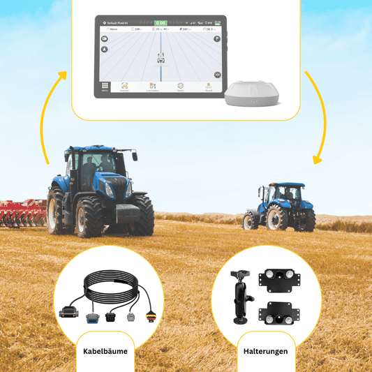 Erweiterungssatz für das FJD AG1 damit kannst du eine weitere Landmaschine mit RTK-Genauigkeit ausstatten.